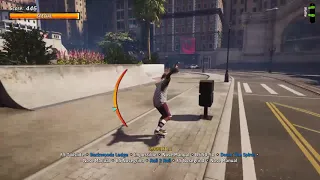 THPS 1+2 (PS4) Spiral Fountain Get-There gap on Streets