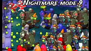 Plants vs  zombies nightmare mode Full 9