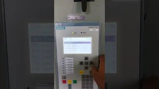 Check faulty phase and current in SIEMENS Siprotec 7SJ66. #faultcurrent #relay #earth fault #siemens