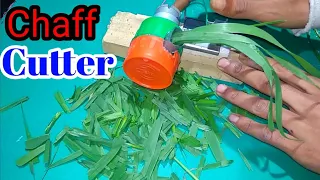 How To Make Mini Chaff Cutter Machine at Home | DC Motor and Mobile Bettery ||