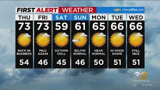 First Alert Forecast: CBS2 10/5 Evening Weather at 6PM