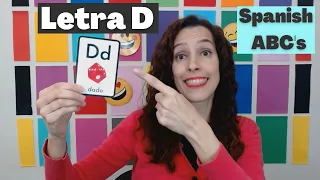 Spanish Letter D Class and its words | Spanish for Kids