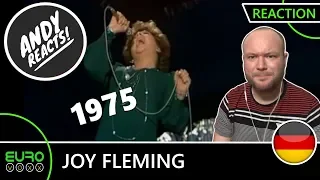 ANDY REACTS! Joy Fleming - Ein Lied Kann Eine Brücke Sein (Germany 1975) EUROVISION REACTION!