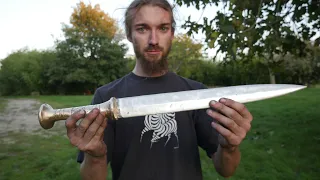 Casting a Bronze Handle on a Sword