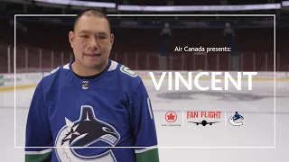 Air Canada & the Vancouver Canucks Present: Vincent #ACFanFlight