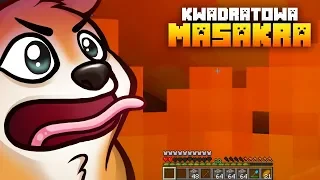 Wchodzę do mojego domu i widzę to... *WOJNA Z MANDZIEM* (Minecraft Kwadratowa Masakra)