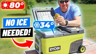 See the NEW Ryobi 18V ONE+ Hybrid Iceless Cooler: Watch Before Buying