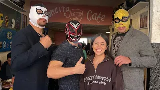 Nos encontramos a unos luchadores en Ring Concito Café 🤯