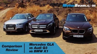 Mercedes GLA vs Audi Q3 vs BMW X1 - Comparison Review | MotorBeam