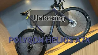 Unboxing Polygon Helios A7x 2023. Roadbike polygon terbaru. By AKOR BIKE SHOP