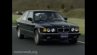 Motorweek 1993 BMW 740i (E32) Road Test