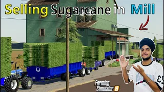 Sugarcane mill vich Rush 😕|5620 Turbo nal Long 32ftTralla | Farming simulator 19 | Evil sukh gamer