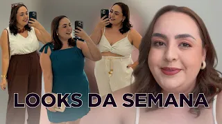 SEMANA EM LOOKS REAIS PLUS SIZE  •