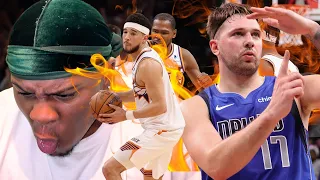 HEADBAND LUKA *DESTROYS* DEVIN BOOKER AGAIN! Dallas Mavericks vs Phoenix Suns *REACTION* HE'S HIM !!