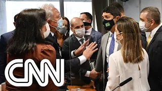 Ataque de Wagner Rosário a Simone Tebet acaba em discussão na CPI da Pandemia | CNN 360