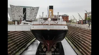 Walking Outside And On Board The SS Nomadic Titanic Belfast (Last White Star Line Ship In Existence)