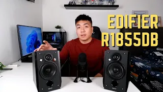 Budget HIVI Speaker terbaru - EDIFIER R1855DB Review / Design Retro, Mewah, Powerful