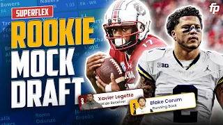 Dynasty Rookie Superflex Mock Draft | MUST Have Players for 2024 (Fantasy Football)