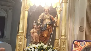 MASCALUCIA(CT). FESTA DI SAN GIUSEPPE. USCITA E PROCESSIONE. 17/03/24.