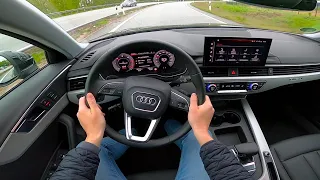 2022 Audi A4 Avant 40 TDI quattro - pov test drive