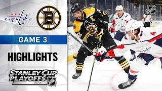 First Round, Gm 3: Capitals @ Bruins 5/19/21 | NHL Highlights