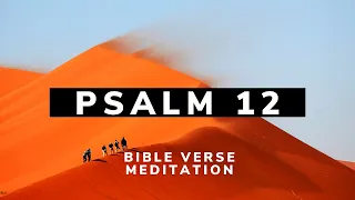 PSALM 12 BIBLE VERSE MEDITATION WITH TAGALOG VERSION ( AWIT 12)