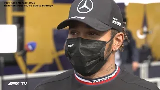 Hamilton Post-Race Interview in Monaco 2015 & 2021 Comparison