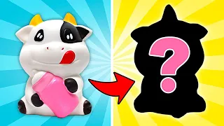 ¡GUAU! Transformamos a una vaca en un unicornio || Squishy: aventuras mágicas 🦄