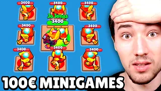 100€ MINIGAMES TURNIER gegen 100 SPIELER! 😱