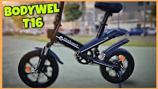 ME HA ENCANTADO esta MINI E-BIKE!! QUE DIVERTIDA QUE ES! BODYWEL T16 REVIEW