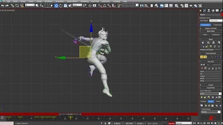 [3D MAX]점프 공격 모션의 중요한 몇 가지 포즈와 제작 노하우(Important pose of jump attack action)