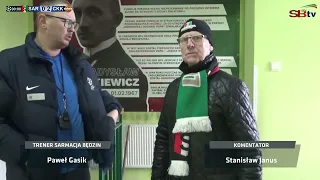 Wywiad z trenerem Pawłem Gasikiem po meczu Sarmacja Będzin 0:2 (0:0) Chemik Kędzierzyn-Koźle