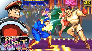 Super Street Fighter II Turbo - M. Bison (Arcade / 1994) 4K 60FPS