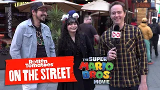 Asking Strangers Which Character They're Most Excited for in 'The Super Mario Bros. Movie'