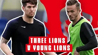 Three Lions vs Young Lions Training Game | Inside Training