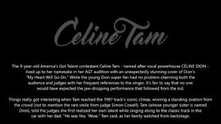 Celine  Tam singing My heart will go on (American got talent )