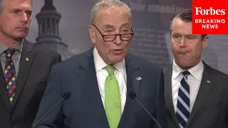 Chuck Schumer Leads Press Briefing On Senate's Artificial Intelligence Policy