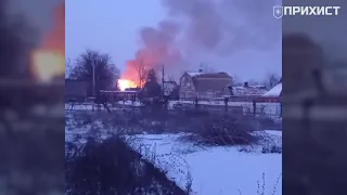 В Алексеевке сгорел дом