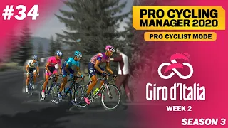 GIRO D'ITALIA - WEEK 2 #34 | João Almeida Pro Cyclist Mode | PRO CYCLING MANAGER 2020