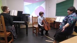 Открытый урок преподавателя класса виолончели Елены Николаевны Андреевой