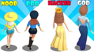 NOOB vs PRO vs HACKER vs GOD - Outfit Queen