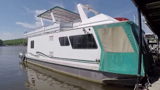 SOLD - 2006 Myacht 15 x 48 Aluminum Pontoon Houseboat For Sale on Boone Lake Tennessee - SOLD!