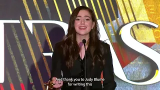 Abby Ryder Fortson | HCA Star On The Rise Acceptance Speech | Astra Film Awards