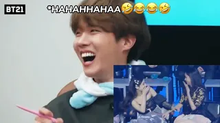 if BTS would react to BLACKPINK FUNNY MOMENTS 2020 [FAKE ENG SUB]