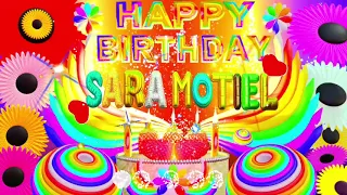 SARA MOTIEL Happy Birthday Song| happy birthday Sara motel #happybirthday2u