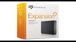 Seagate Expansion 6TB Hard Drive USB 3.0 Review / Unboxing   External 3.5"  STEB6000403