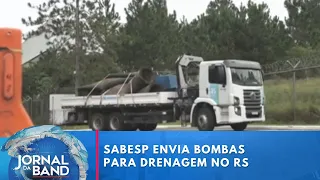 Sabesp envia bombas para drenagem ao Rio Grande do Sul | Jornal a Band