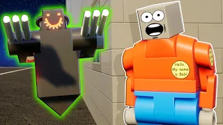 A GHOST is Chasing Us Through Lego City in Brick Rigs RP!