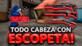 COMO LEVANTAR MIRA CON M1014 Y M1887 (Fácil y Rápido) TODO CABEZA! FREE FIRE