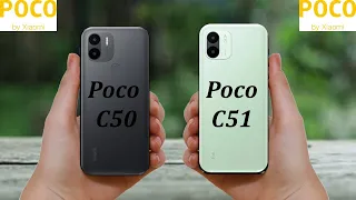 poco c50 vs poco c51 review